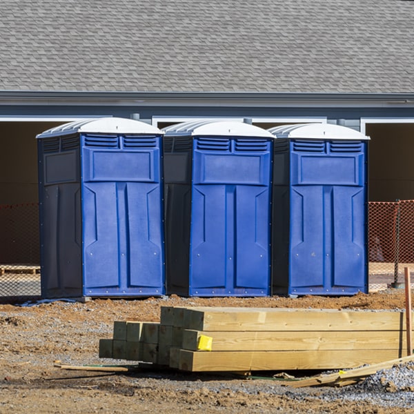 how can i report damages or issues with the portable restrooms during my rental period in Schroeder Minnesota